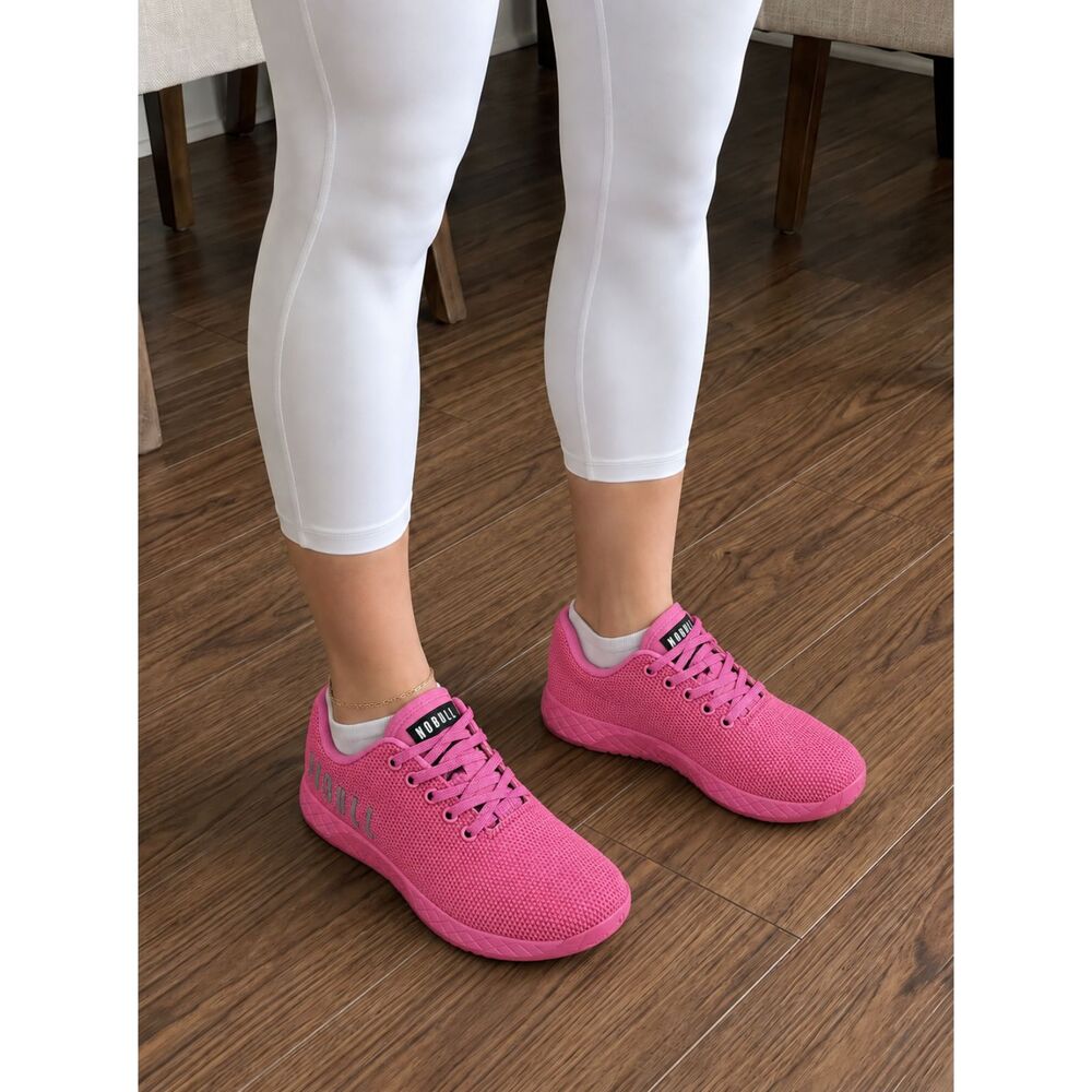 Nobull Women's Training Shoes Size 7 Pink Gym Sneakers
